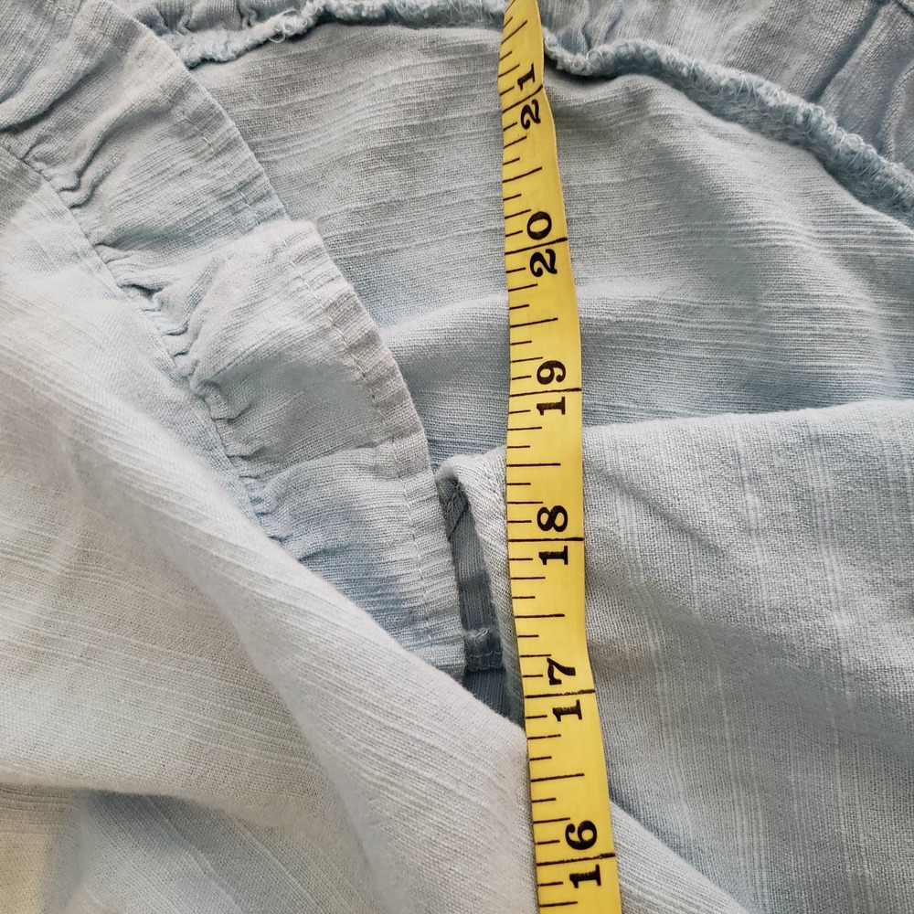 Universal Thread Sky Blue Button Down Ruffled Blo… - image 6